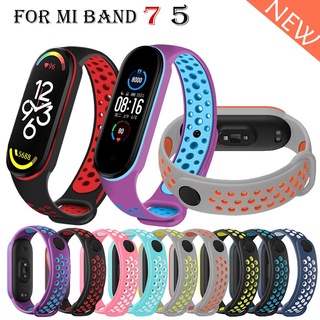 For xiaomi Mi Band 7 5 สายรัดข้อมืออัจฉริยะใหม่ล่าสุด าย สายเปลี่ยน สายรัดข้อมือ mi band 7