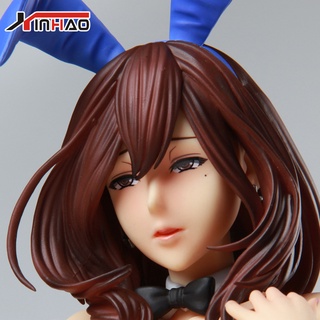 ฟิกเกอร์ PVC อนิเมะญี่ปุ่น Oda Non Hentai Native 1/4 Yoshiko Morishima VIRGIN Bunny Girl