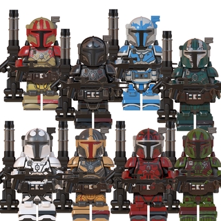 ของเล่นตัวต่อฟิกเกอร์ Stars War Heavy Infantry Mandalorian ขนาดเล็ก ของขวัญ สําหรับเด็ก