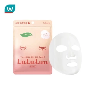 Lululun ลูลูลุน เฟช มาส์ก พีช 7แผ่น