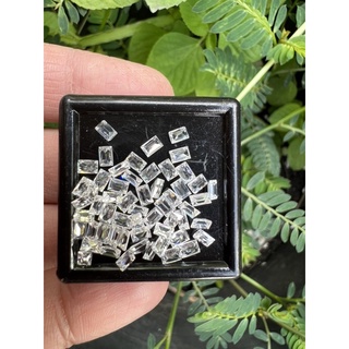 Super cut cubic zirconia White color Russian Lab stones 10 pieces