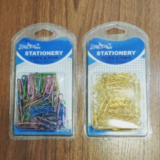 100ชิ้น คลิปหนีบกระดาษ ลวดเสียบกระดาษ paper clip 100pcs