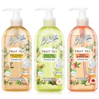 Benice Fruit Tea Shower Gel บีไนซ์ ฟรุตที ชาวเวอร์เจล ผลิตภัณฑ์เจลอาบน้ำ 450 มล.