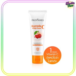 Provamed Acerola C Whip Foam 80g 1 หลอด วิปโฟมทำความสะอาดผิวหน้า