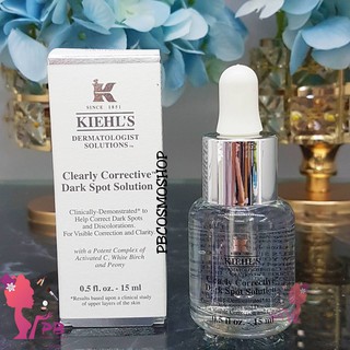 PBCOSMOSHOP Kiehls Clearly Corrective Dark Spot Solution 15ml. Box เซรั่มลดเลือนจุดด่างดำ สุดฮอต ฉลากไทย