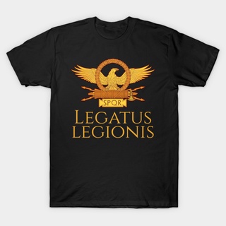 เสื้อยืดโอเวอร์ไซส์เสื้อยืด พิมพ์ลาย Gildan Legatus Legionis Roman Legionary Officer Spqr Aquila สําหรับผู้ชาย และผู้หญิ