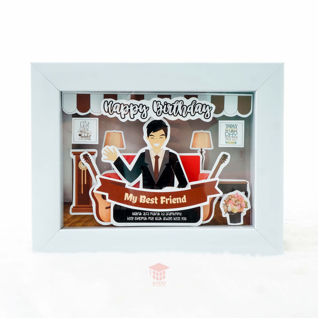 POP UP FRAME SCRAP FRAME กรอบของขวัญวันเกิดที่กําหนดเอง A5
