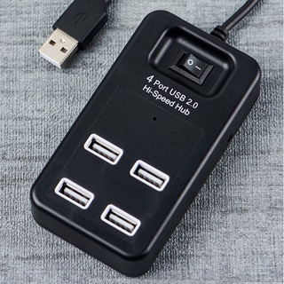 HUB USB 4 port usb 2.0 hi-speed hub 1 สวิตซ์ ปิด/เปิด รุ่น P-1601.