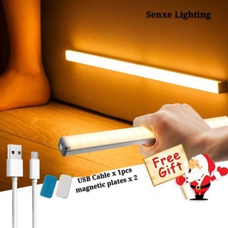 ราคาไฟ LED เซนเซอร์จับความเคลื่อนไหวแบบชาร์จไฟได้ไร้สาย USB Night Light สำหรับห้องน้ำตู้เสื้อผ้า
