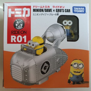 โมเดลรถเหล็ก Tomica R01 Minion/Dave  ของแท้ ของใหม่