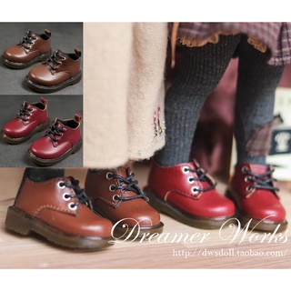 【doll Shoes】ds078 BJD/SD 1/6 1/4 รองเท้าหนัง แบบผูกเชือก สําหรับตุ๊กตา 1/4 1/6