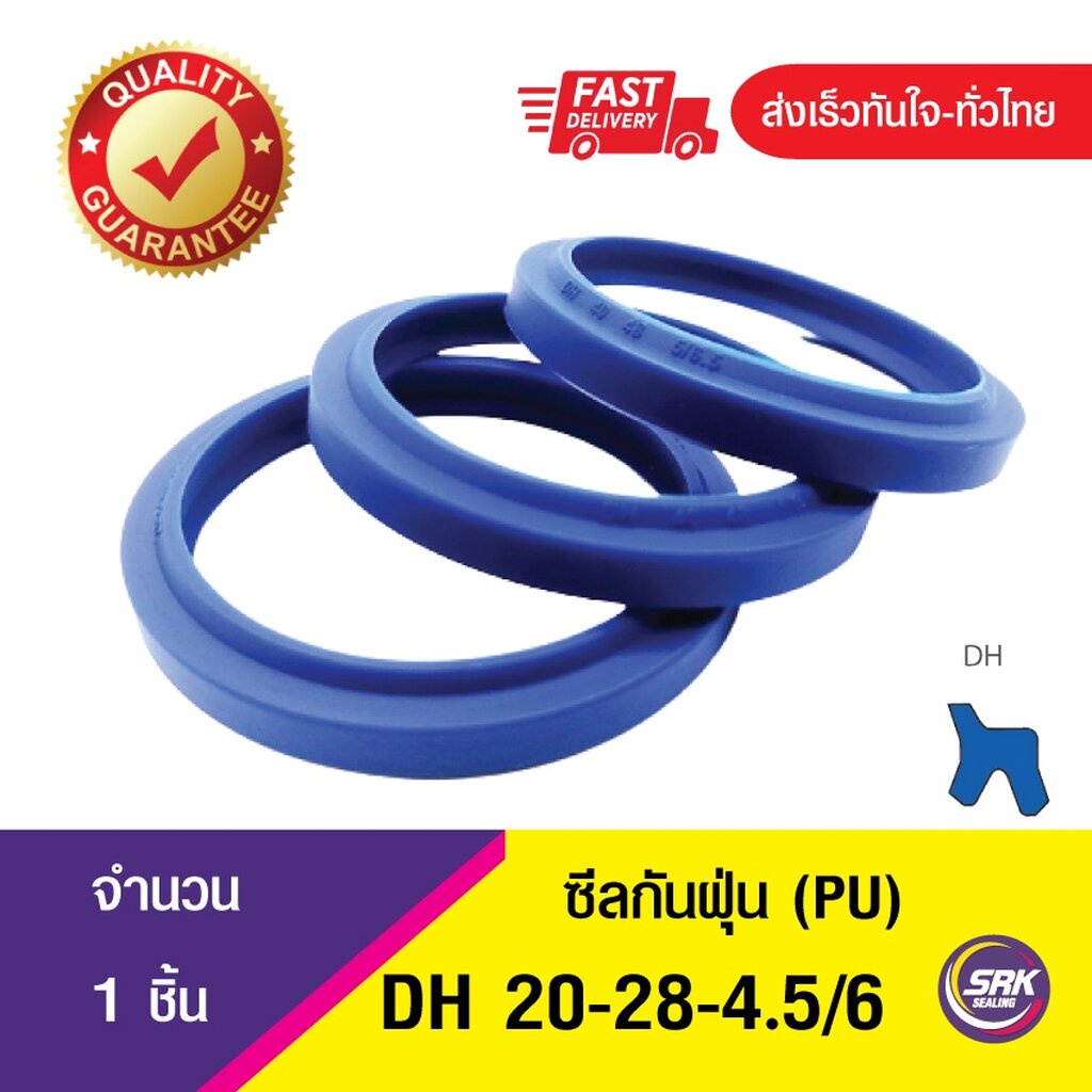 ซีลกันฝุ่น , Wiper DH 20-28-4.5/6