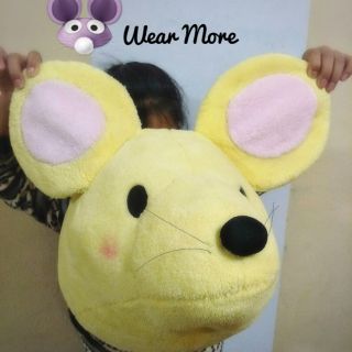 BIG YELLOW MOUSE Soft Plush 📏50CM. 🐁ตุ๊กตาหนู หนูน่ารัก หนูยักษ์ตัวใหญ่ๆบิ๊กบึ้ม!!!