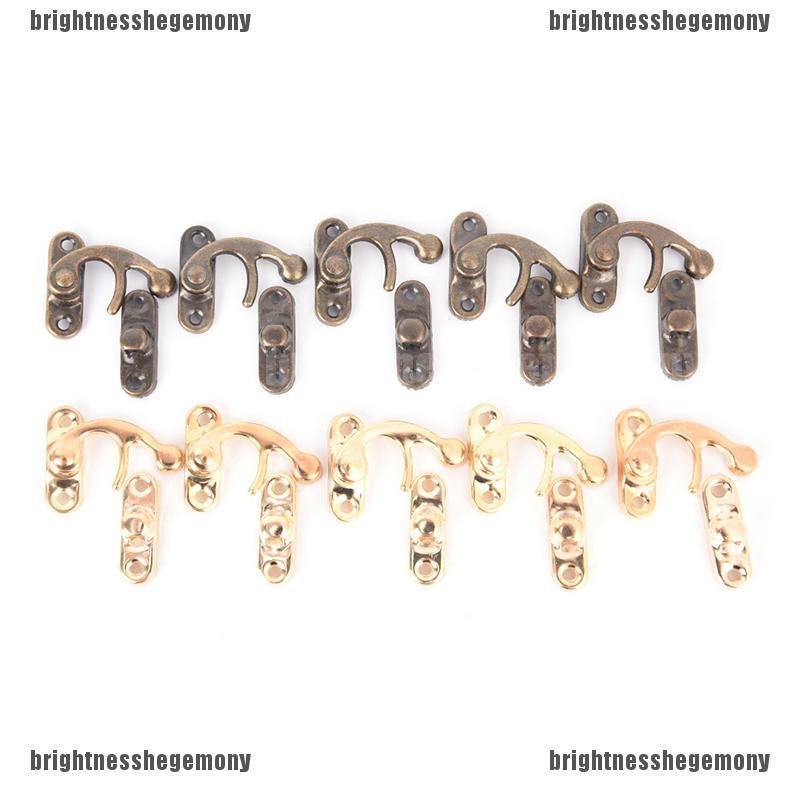 thro 10PCS Metal Lock Catch Curved Buckle Horn Lock Clasp Hook Handbag ...