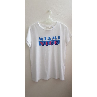 เสื้อ miami vice H&M มือสอง