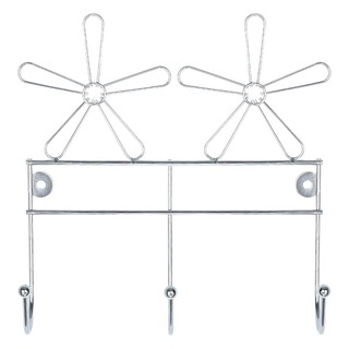 ราวแขวนดอกไม้3ตะขอ HP-016 23.5 ซม.  HOOK RACK HP-016 3-HOOK 23.5CM