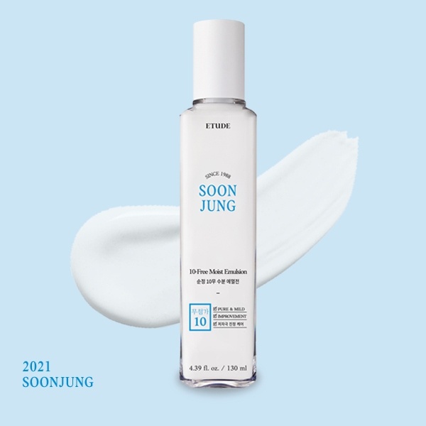🔥พร้อมส่ง🔥อีมัลชั่นเติมความชุ่มชื้นผิว Soon Jung 10-Free Moist Emulsion (130 ml.)