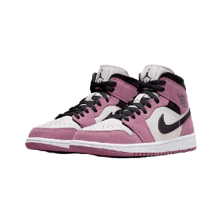 (พร้อมส่ง ของแท้ 100%) AIR JORDAN 1 MID BERRY PINK