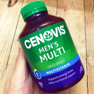 Men Multi Cenovis วิตามินรวมเสริมสร้างฮอร์โมนชาย ขนาด 100 เม็ด Exp.10/2024