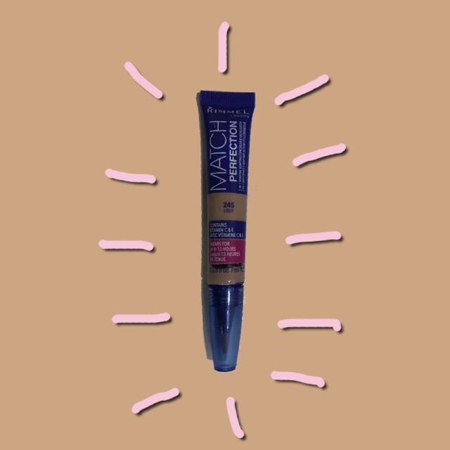 (used) Rimmel match perfection concealer in 245 light