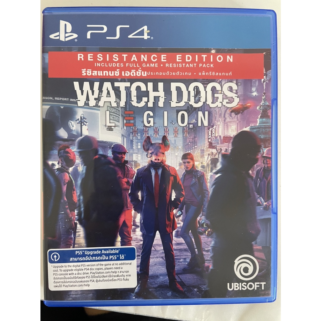 แผ่นเกมส์ PS4 (มือสอง) Watch Dogs:Legion (เกมส์ฮิต)