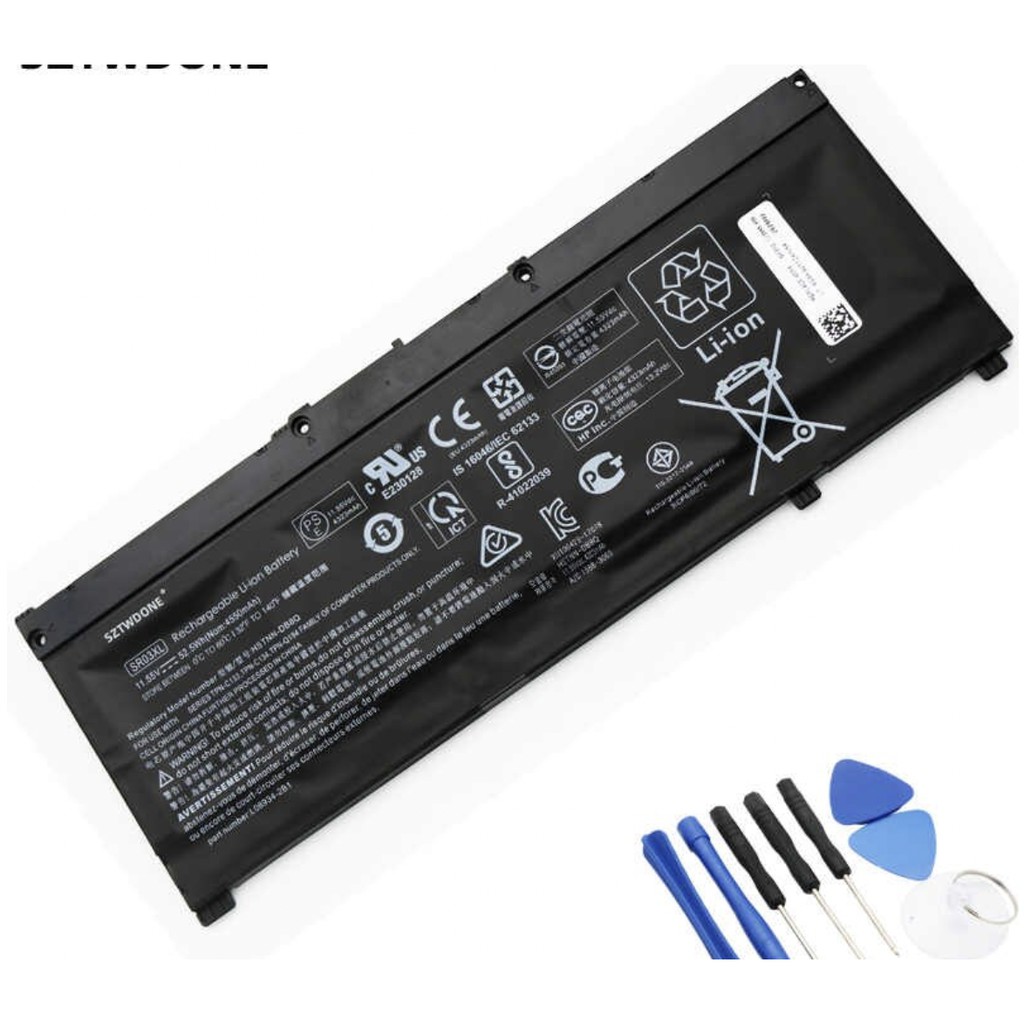 Dmartshop  ️( SR03XL ) Hp Notebook Battery 15-cx0084tx 15-cb527tx cb035tx cb037tx cx0124tx cx0138tx แบตเตอรี่