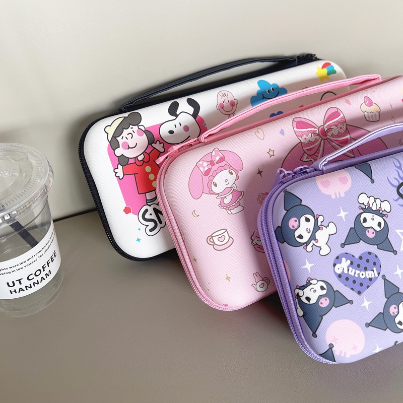 กระเป๋าเคส ลายการ์ตูนคุโรมิน่ารัก สําหรับ Nintendo Switch Oled