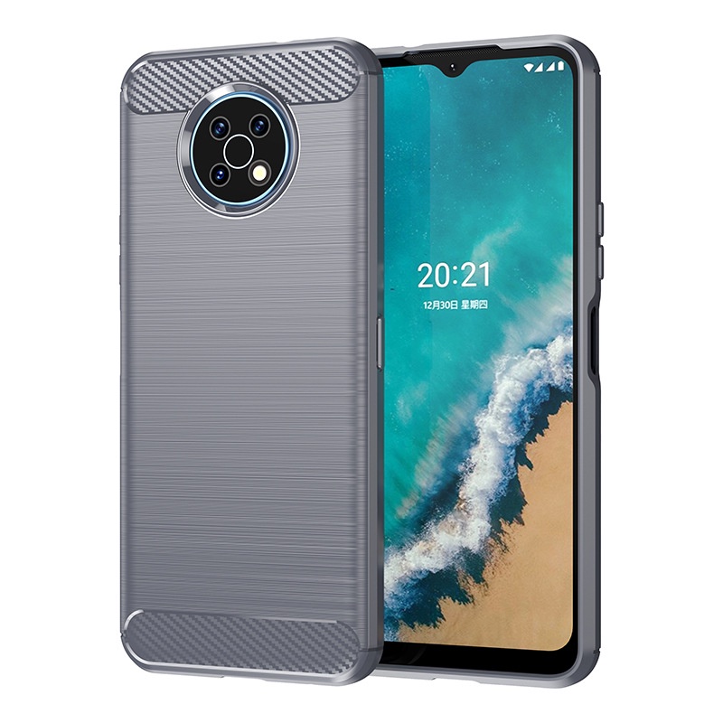 สําหรับ Nokia G50 เคสซิลิโคนกันกระแทกฝาหลังสําหรับ Nokia G50 กรณีโทรศัพท์อ่อนสําหรับ Nokia G50 คาร์บอนไฟเบอร์กรณี Coque Fundas