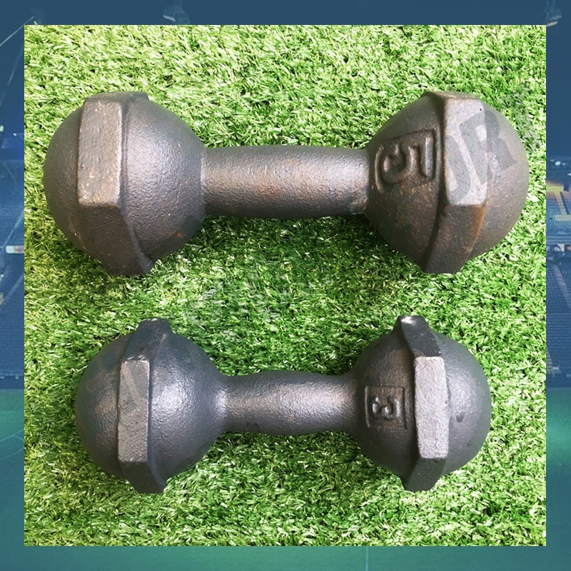 ดัมเบลเหล็ก แบบลูกตุ้ม ลูกเหล็ก Dumbbell Metal 1.5 - 5 kg. - รูปที่ 4