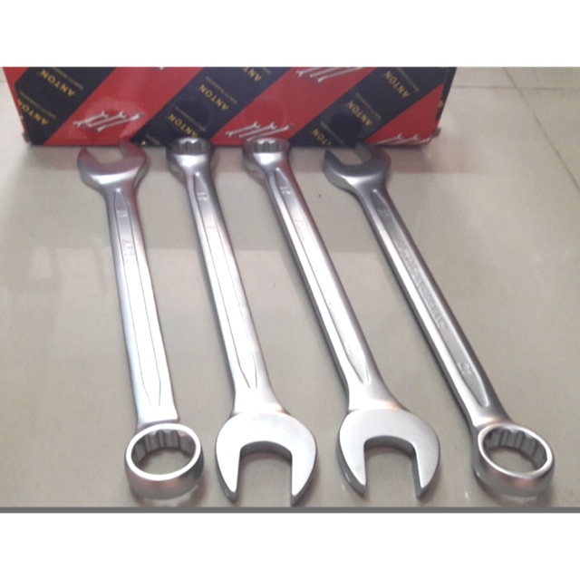 ประแจแหวนข้างปากตาย ANTON แอนตัน แยกเบอร์ เลือกได้ ใช้งานจริง ไม่ต้องซื้อทั้งชุด / No. 6 mm- 24mm. งานช่าง ราคา ต่อตัว