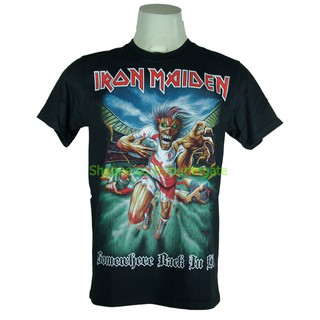 เสื้อวง Iron Maiden เสื้อไซส์ยุโรป ไอเอิร์นเมเดน ไอร่อน PTA1011 เสื้อวงดนตรีร็อค เดธเมทัล