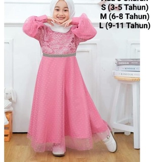 &lt;Unk&gt;H ️ เสื้อผ้าเด็ก GAMIS MAXI SELINA KIDS 3 ขนาด 3-5THN_6-8THN_9-11THN MATT TILLE DOT Combin&lt;Unk&gt; เสื้อผ้าเด็ก GAMIS คุณภาพดี HXP