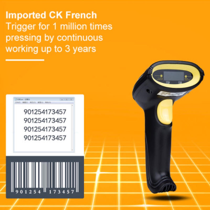 Loyverse pos เครื่องอ่านบาร์โค๊ดสแกนเนอร์ POSSCAN LSH2500 1D USB Barcode Scanner อ่านไว แม่นยำ