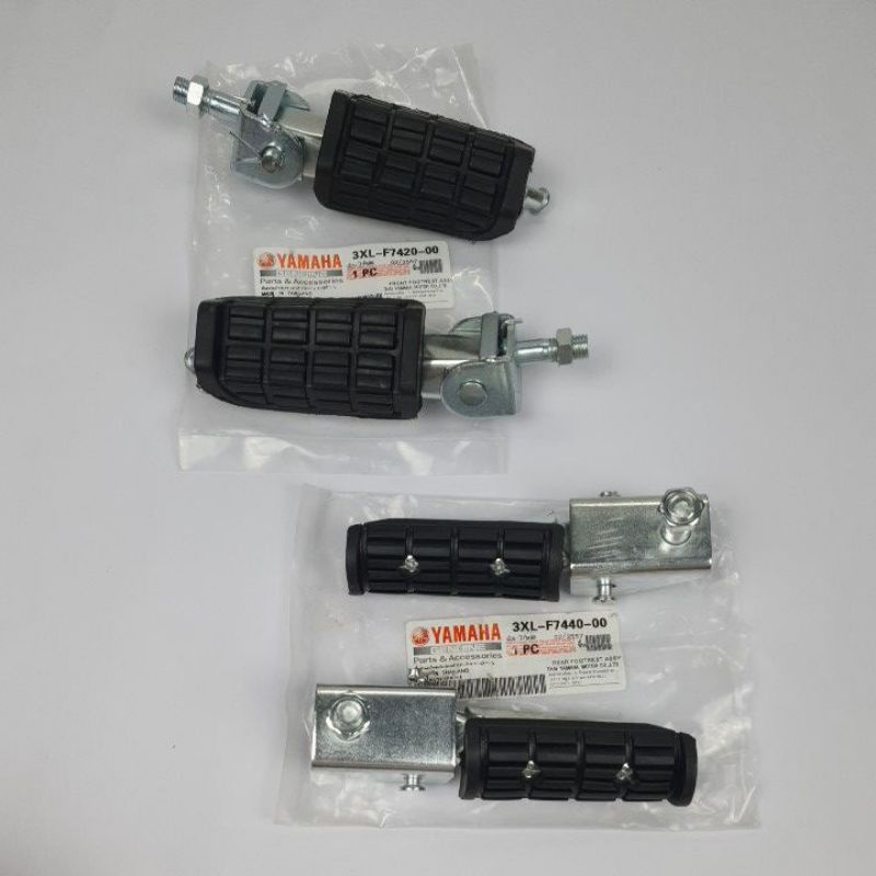 YAMAHA RXZ FRONT / REAR FOOTREST SET FOOT REST KAKI PIJAT DEPAN