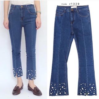 🆕ของใหม่ Boot cut denim jeans 👖 #พร้อมส่ง