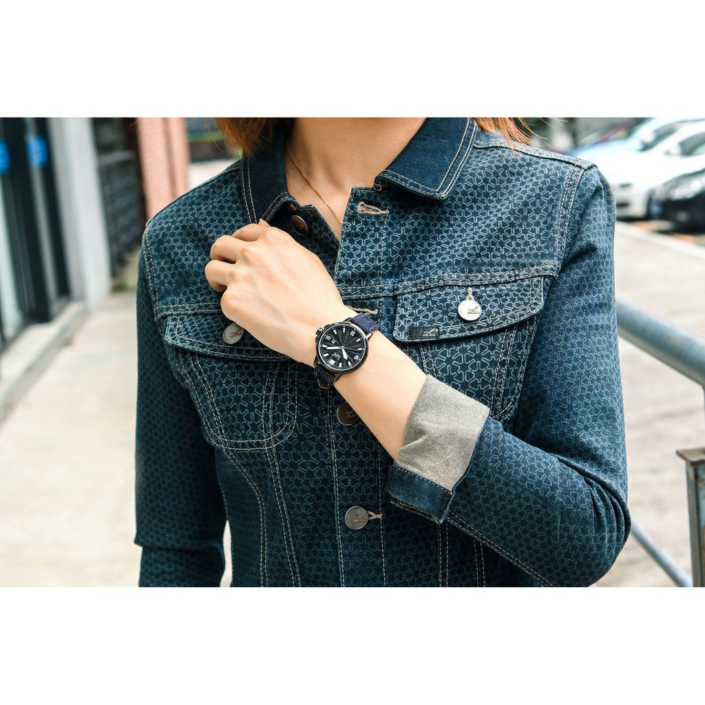 Lee นาฬิกาข้อมือ Metropolitan LEF-F163ABV2-1S แบรนด์แท้ USA สายหนังหุ้ม ...
