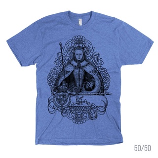 เสื้อยืด พิมพ์ลาย Queen Elizabeth I in Coronation Robes สําหรับผู้ชาย ไซซ์ XS - 3XL