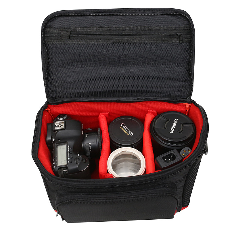 Canon Camera Bag กระเป๋ากล้อง DSLR แบบพกพาถ่ายภาพกระเป๋าสำหรับ คลาสสิกกล้องกระเป๋ากล้อง - รูปที่ 4