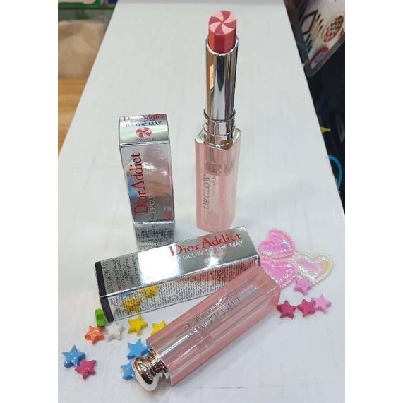 Dior Lip Glow To The Max Lip Balm 3.5g Rosewood 212 ลิปบาล์มรุ่นแรกของ DIORที่ช่วยเพิ่มสีสันและความแ