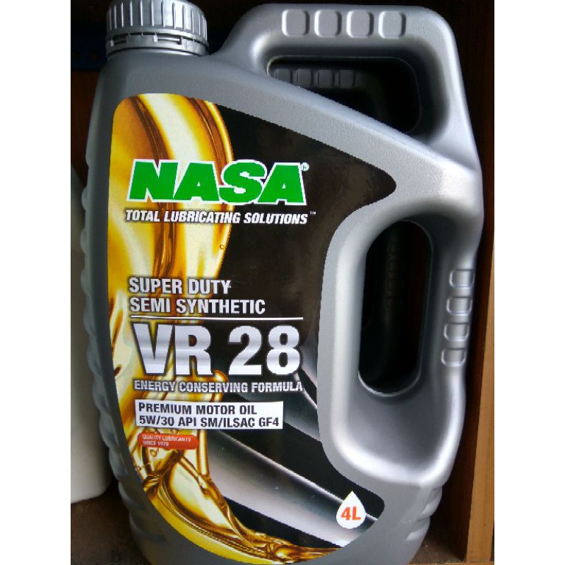 NASA-SUPER DUTY SEMI SYNTHETIC VR28 5W/30 PREMIUM MOTOR OIL-GF4