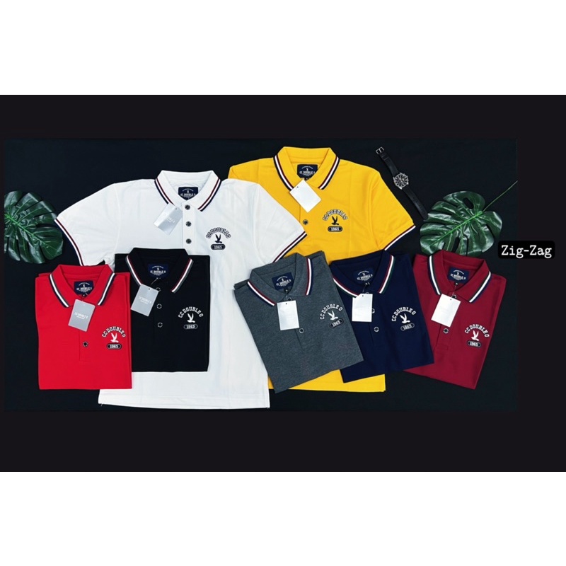 เสื้อยืดคอปกโปโล CC-OO POLO MEN  No.03  ผู้ชาย (MLXL-2XL)