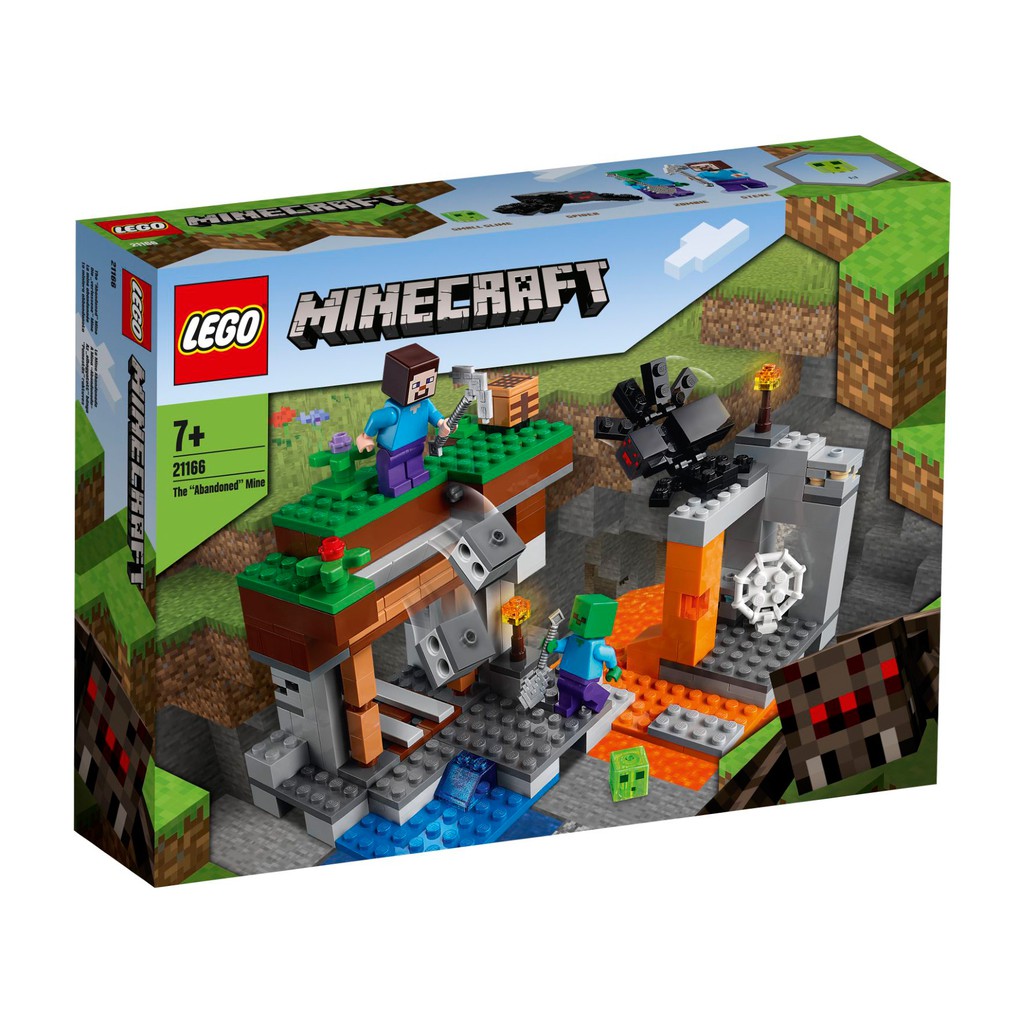 Lego Minecraft 21166 The Abandoned Mine Shopee Thailand