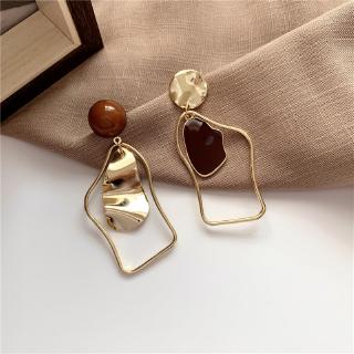 New Fashion Girls Dangler Vintage Earrings Geometric Irregular Drop Asymmetric Pendant Earrings