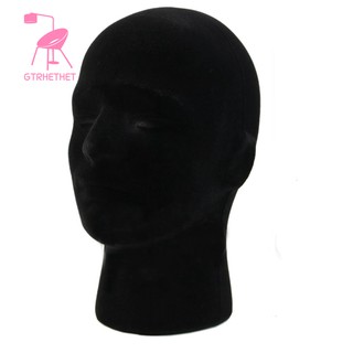 💮Male Foam Mannequin Manikin Model Wigs Glasses Display Stand Black