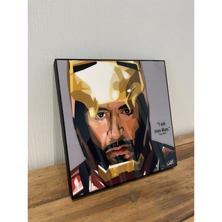 IRONMAN v.1 marvel กรอบรูป ตกแต่งห้อง ตกแต่งบ้าน งานอาร์ต พร้อมติดตั้งขึ้นผนัง