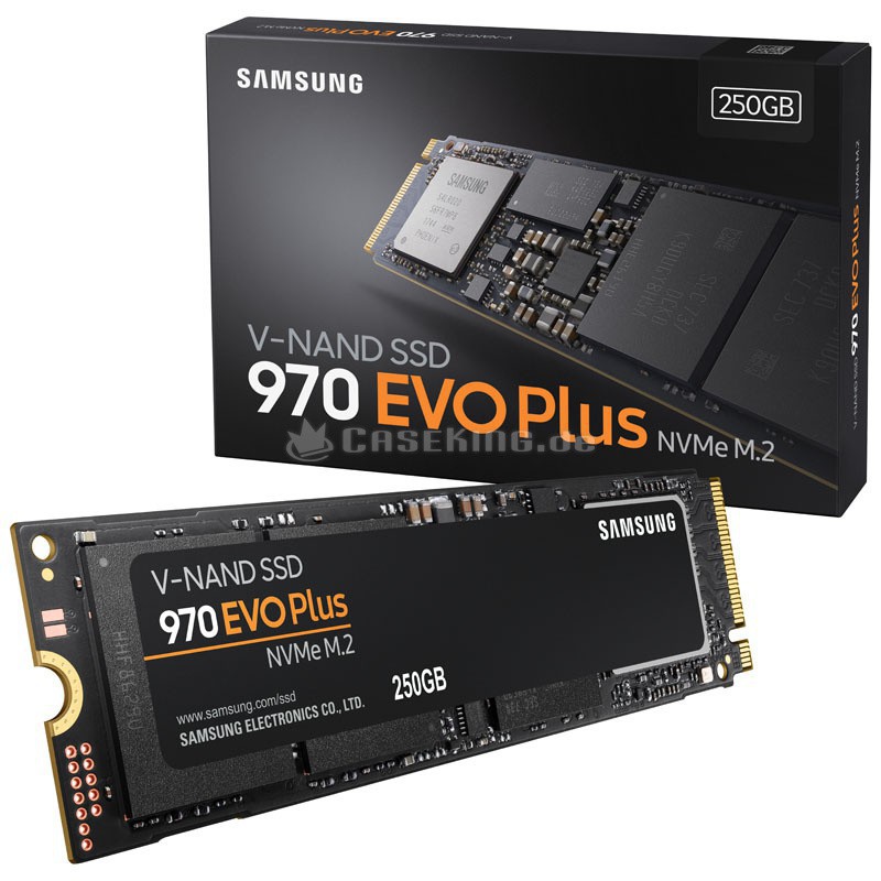 SSD(เอสเอสดี) Samsung 970 EVO PLUS 250GB PCIe/NVMe M.2 2280