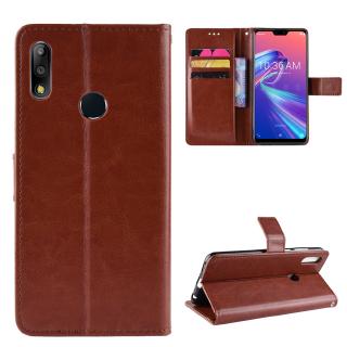 เคสโทรศัพท์หนัง PU ฝาพับ พร้อมช่องใส่บัตร และสายคล้อง หรูหรา สําหรับ Asus Zenfone Max Pro M2 ZB631KL X01BD