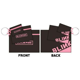 BLACKPINK OFFICIAL 3 PIECE POUCH &lt;BLINK JAPAN&gt; กระเป๋า3ใบ เฉพาะสมาชิกบลิ๊งค์เจแปน