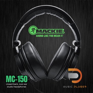 Mackie MC-150 หูฟังมอนิเตอร์ สตูดิโอ หูฟังครอบหูแบบปิด สามารถพับเก็บได้ตอบสนองความถี่ 15 Hz to 20 kHz ของแท้ประกันศูนย์