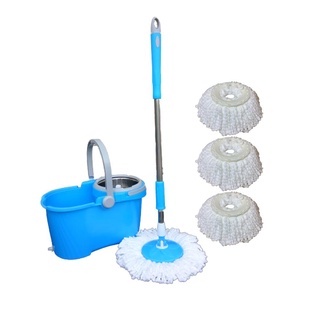 ไม้ม็อบพร้อมถังปั่นรุ่น บีทู ไม้ถูพื้น ไม้รีดน้ำ Mop with blender bucket, model B2